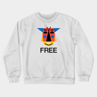 Free / Mask Crewneck Sweatshirt